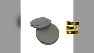 Titanyum Elyaf Battaniye 12-20um Gözenek Boyutu