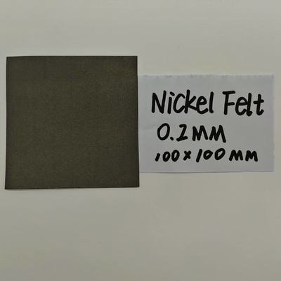 0.2 mm kalınlıkta Nikel Elyaf Felt AEM Hidrojen Üretimi İçin Saf Nikel Metal Elyaf Felt