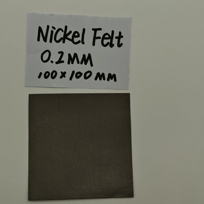 Metal Gözenekli Nikel Sintered Metal Fiber Felt 0.2mm Çevre dostu