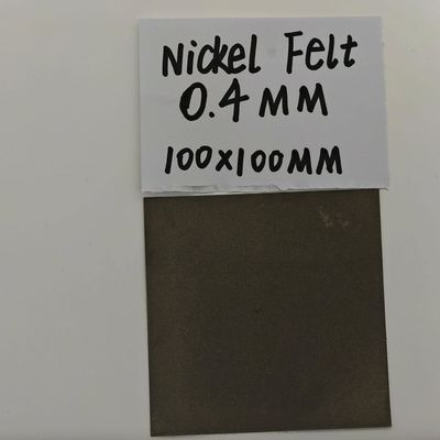 AEM Nikel Felt 0.4mm Gaz Difüzyon Katmanı Malzemesi Gözenekli Metal Elyaf Felt