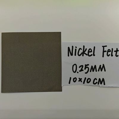 Şekil ve boyut Özel Nikel Tozu Felt AEM Gaz Difüzyon Katmanı Malzemesi